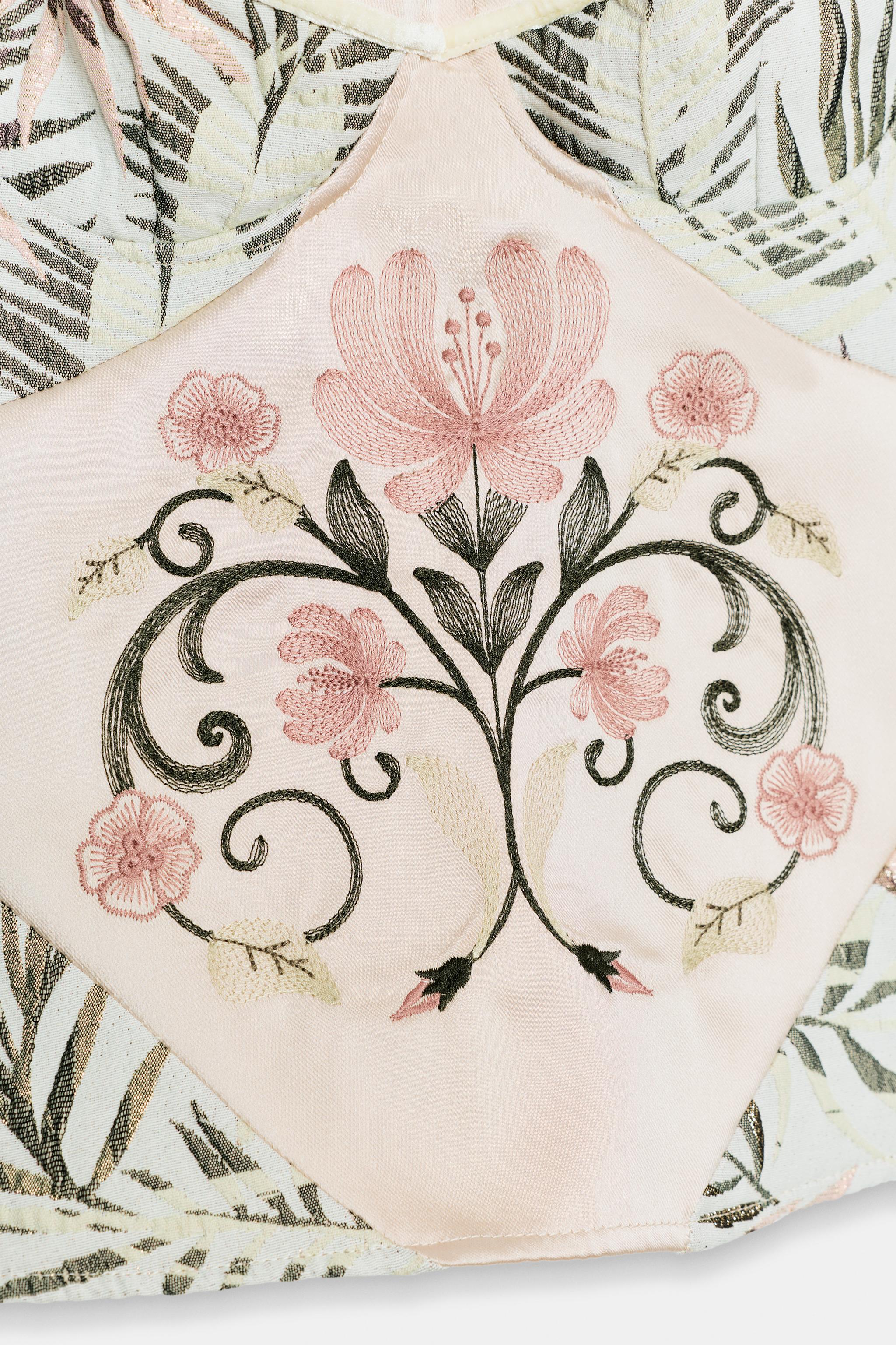 JACQUARD CORSET TOP
